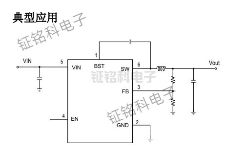 宽压高效更省心,SM3027TA解锁中小功率降压新方案(图1) SM3027TA典型应用.jpg
